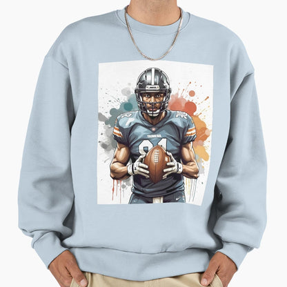 Soccer Player Football Fan Sweatshirt - Minimalist Print for Adults - T-Shirt, Sweatshirt, Hoodie