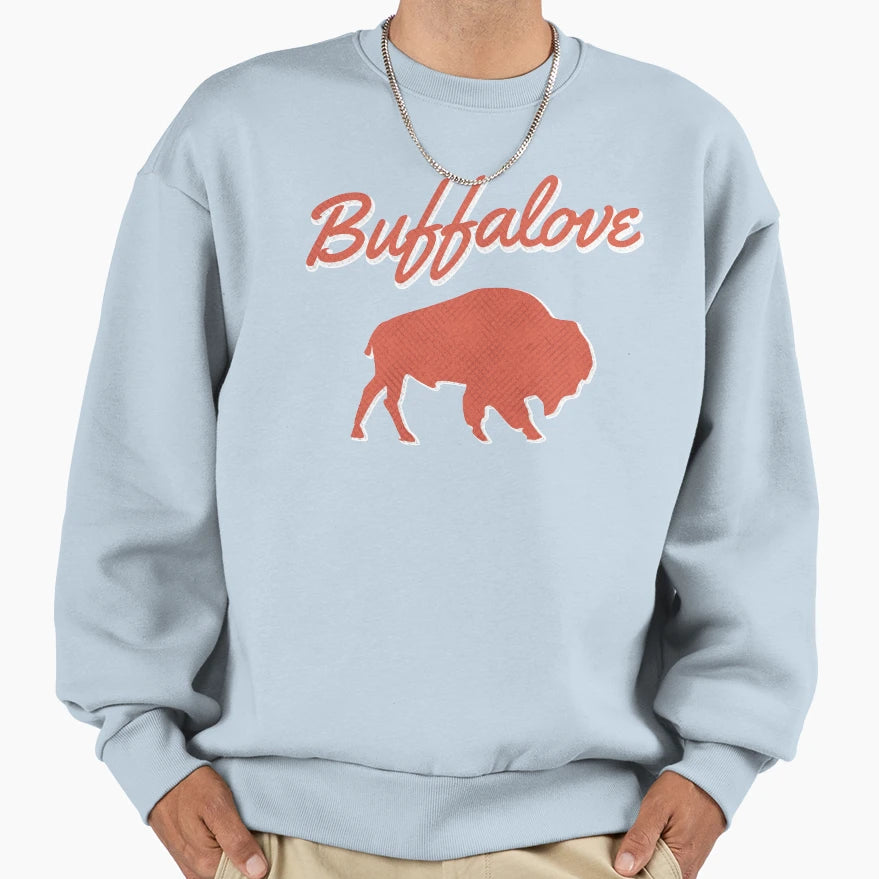 Buffalove Sweatshirt - Casual Everyday Wear for Adults - T-Shirt, Sweatshirt, Hoodie