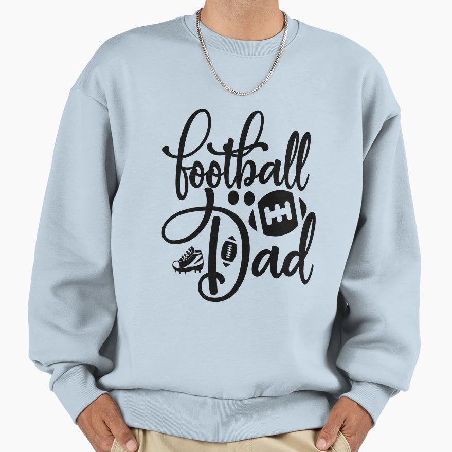 Football Dad Funny Football Lovers T-Shirt - Casual Everyday Wear Men Women - T-Shirt, Sweatshirt, Hoodie