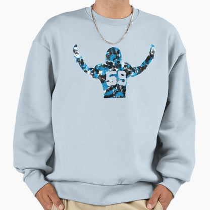 Splatter Kuechly Sweatshirt - Aesthetic Graphic for Adults - T-Shirt, Sweatshirt, Hoodie
