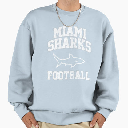 Miami Sharks Football Sweatshirt - Trendy Graphic Unisex - T-Shirt, Sweatshirt, Hoodie