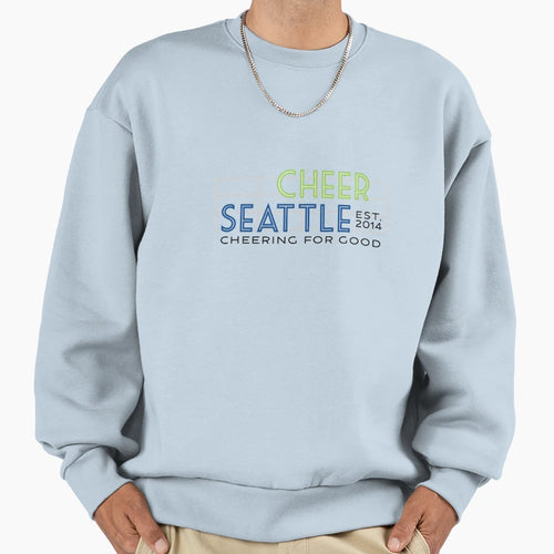 Cheer Seattle Pike Place Sweatshirt - Graphic Print for Adults - T-Shirt, Sweatshirt, Hoodie
