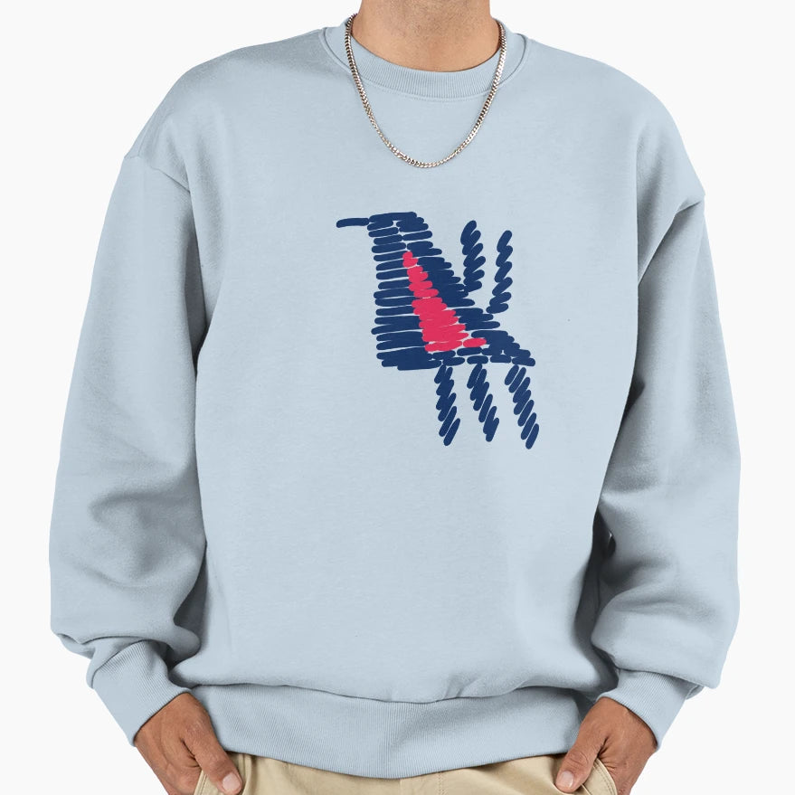 Kalibri Kilim Turkish Hummingbird Sweatshirt - Custom Art Print Men Women - T-Shirt, Sweatshirt, Hoodie