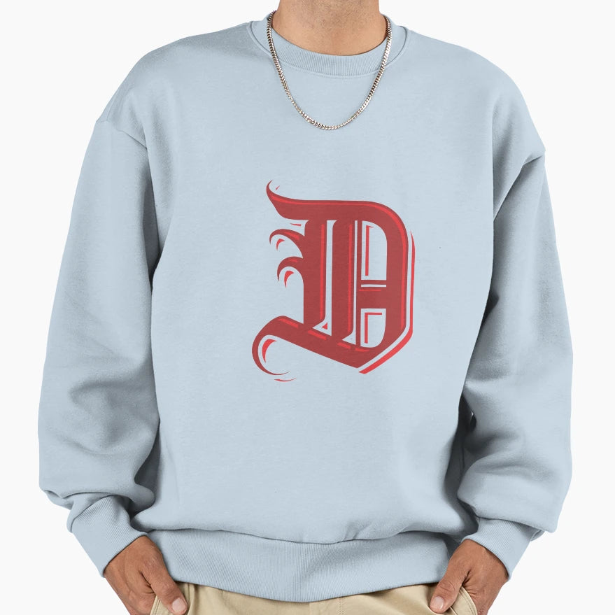 Colorful Alphabet D Sweatshirt - Unique Graphic Men Women - T-Shirt, Sweatshirt, Hoodie