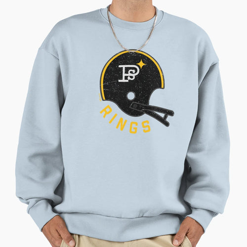 Rings Damgoodgame Steel City Lid Sweatshirt - Trendy Graphic Unisex - T-Shirt, Sweatshirt, Hoodie