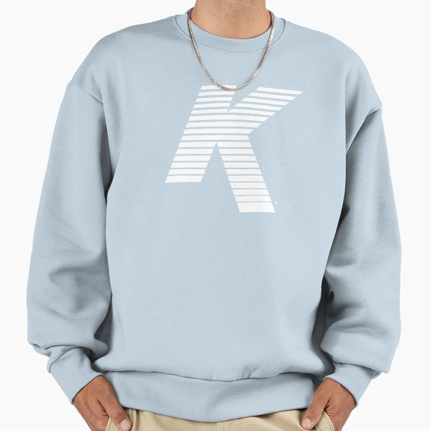 Zildjian K Logo White Ink Sweatshirt - Aesthetic Graphic for Adults - T-Shirt, Sweatshirt, Hoodie
