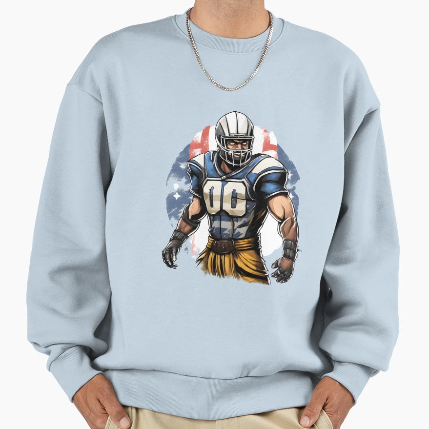 American Football Sweatshirt - Fun Novelty Design for Adults - T-Shirt, Sweatshirt, Hoodie