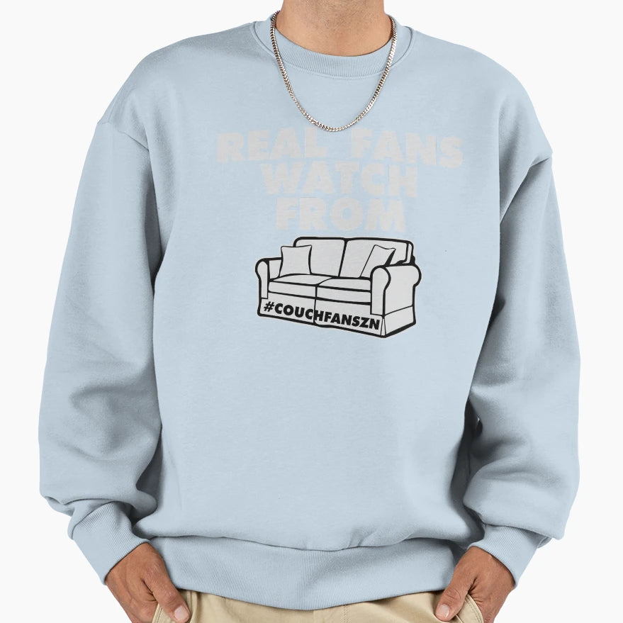 Couch Fan Sweatshirt - Minimalist Print Men Women - T-Shirt, Sweatshirt, Hoodie