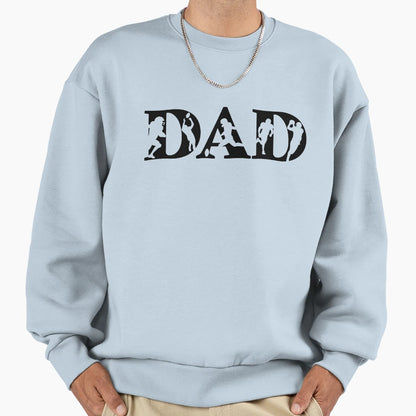Football Dad Coach Player Sweatshirt - Custom Art Print Men Women - T-Shirt, Sweatshirt, Hoodie