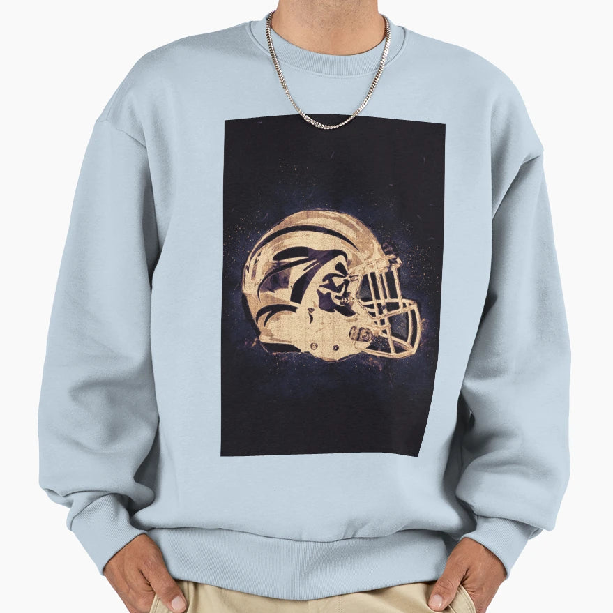Football Helmet Abstract Galaxy All Sweatshirt - Minimalist Print Unisex - T-Shirt, Sweatshirt, Hoodie