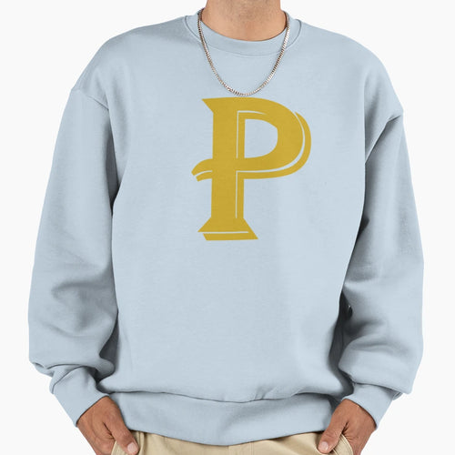 Gold Letter P Sweatshirt - Streetwear Style Unisex - T-Shirt, Sweatshirt, Hoodie
