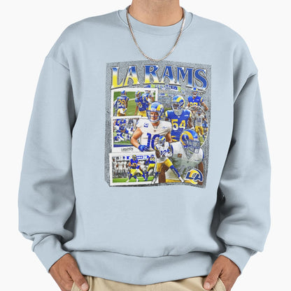 Los Angeles R Bootleg Sweatshirt - Casual Everyday Wear Men Women - T-Shirt, Sweatshirt, Hoodie