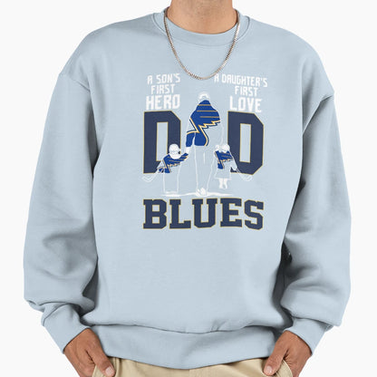 St Louis Dad Son Euro S First Hero Sweatshirt - Minimalist Print Unisex - T-Shirt, Sweatshirt, Hoodie