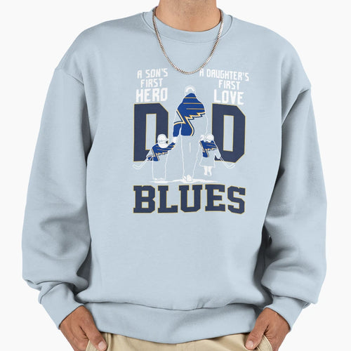St Louis Dad Son Euro S First Hero Sweatshirt - Minimalist Print Unisex - T-Shirt, Sweatshirt, Hoodie
