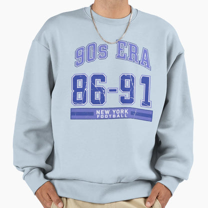 New York Football 1986 1991 90S Era Sweatshirt - Aesthetic Graphic Unisex - T-Shirt, Sweatshirt, Hoodie