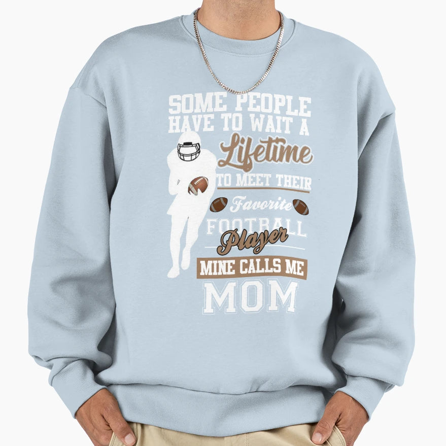 Football Mom Sweatshirt - Unique Graphic Unisex - T-Shirt, Sweatshirt, Hoodie