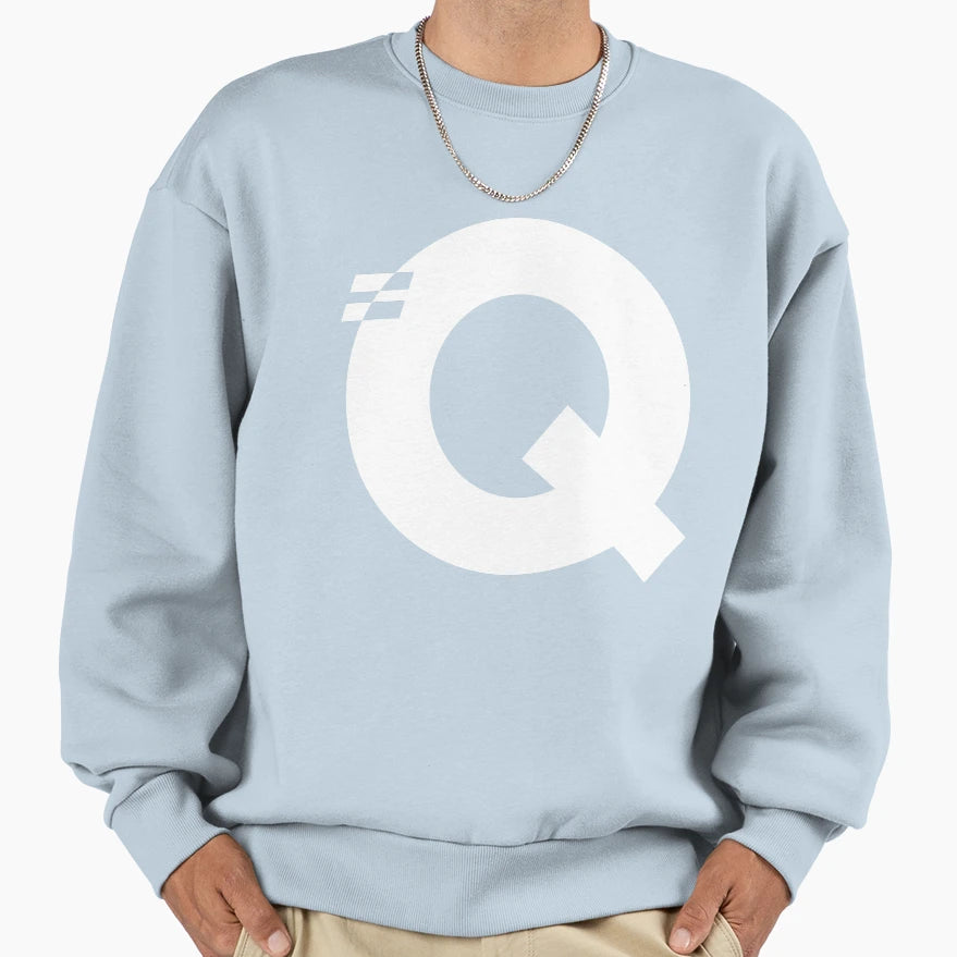 Copy Letter Q Alphabet Initial Sweatshirt - Fun Novelty Design Men Women - T-Shirt, Sweatshirt, Hoodie
