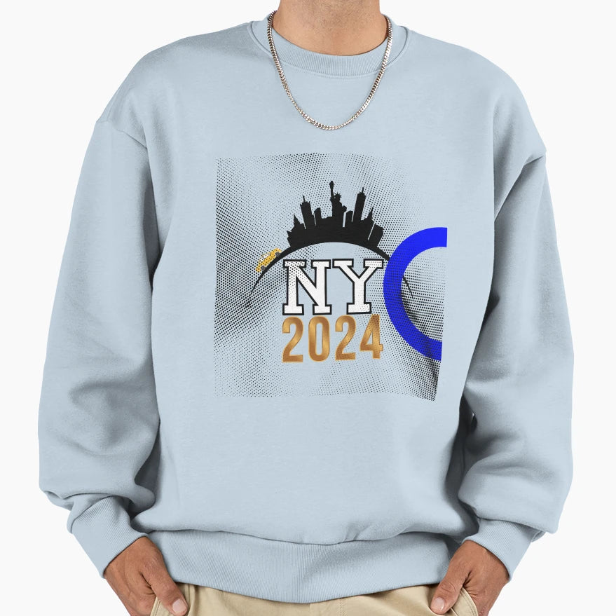 Ny 2024 Yellow Taxi Sweatshirt - Unique Graphic Unisex - T-Shirt, Sweatshirt, Hoodie