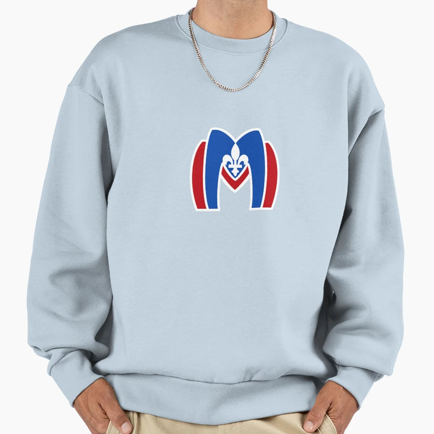 Montreal Metros Team Logo Sweatshirt - Aesthetic Graphic for Adults - T-Shirt, Sweatshirt, Hoodie