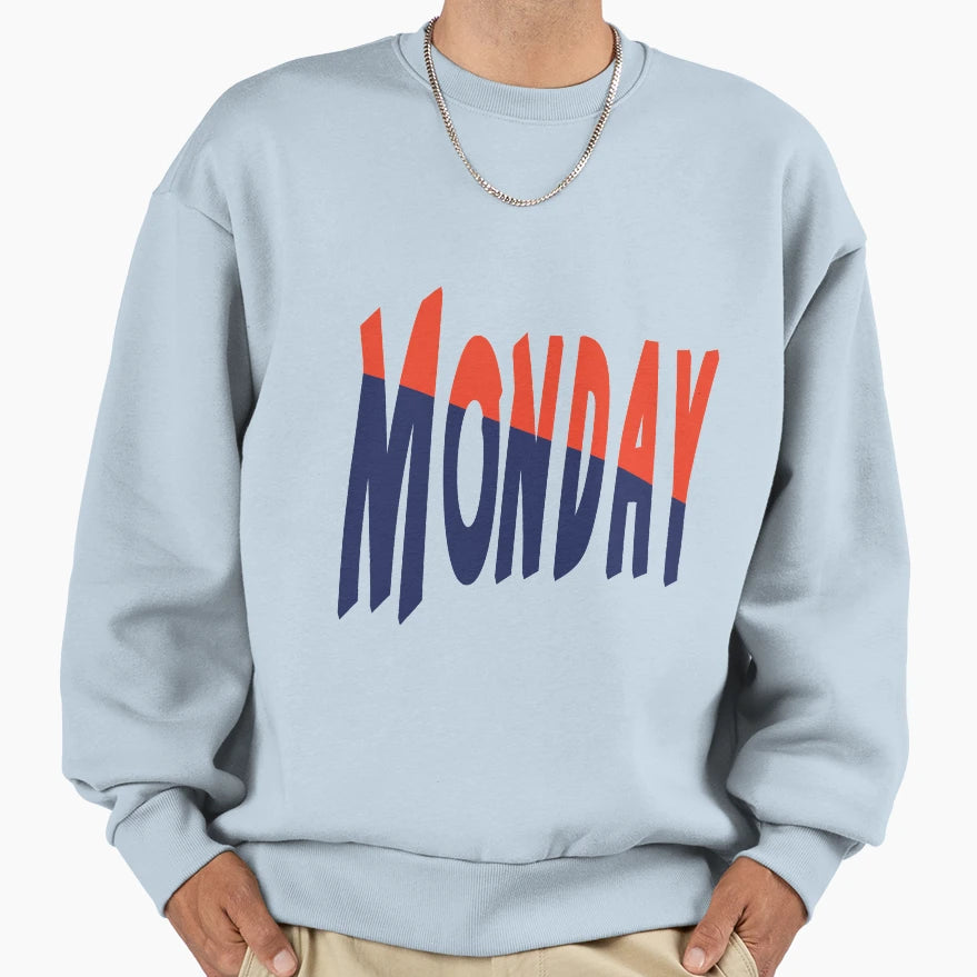 Monday Pop Art Sweatshirt - Custom Art Print Men Women - T-Shirt, Sweatshirt, Hoodie