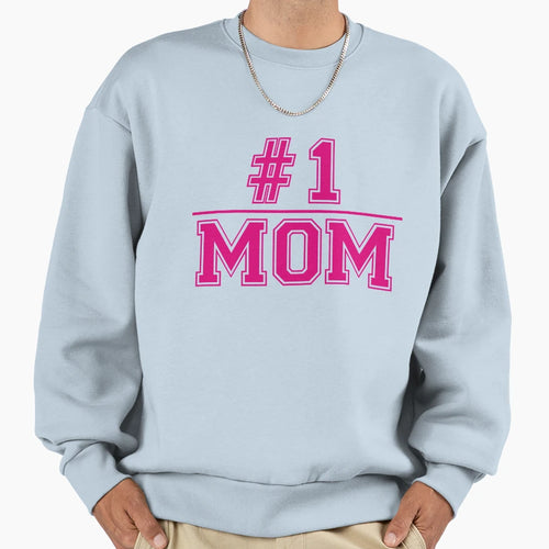 1 Mom Sweatshirt - Custom Art Print Men Women - T-Shirt, Sweatshirt, Hoodie