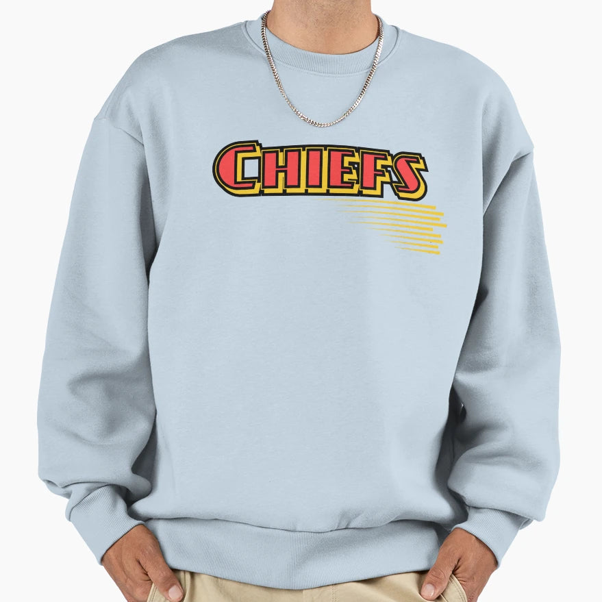 Kc Chiefs Red Yellow Black Sweatshirt - Fun Novelty Design Unisex - T-Shirt, Sweatshirt, Hoodie