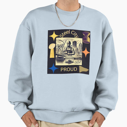 Pittsburgh Proud Sweatshirt - Minimalist Print for Adults - T-Shirt, Sweatshirt, Hoodie