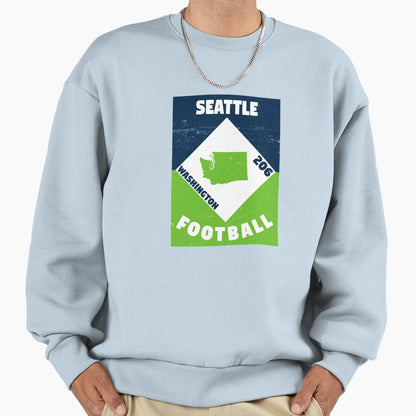 Seattle Football Sweatshirt - Casual Everyday Wear Unisex - T-Shirt, Sweatshirt, Hoodie
