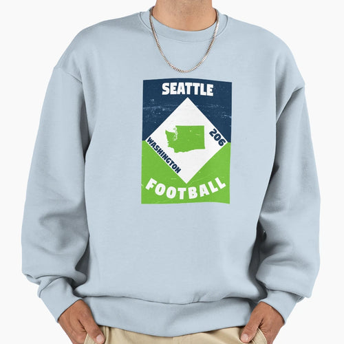 Seattle Football Sweatshirt - Casual Everyday Wear Unisex - T-Shirt, Sweatshirt, Hoodie