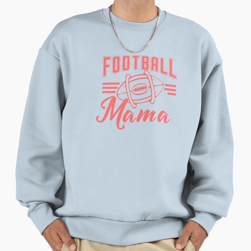 Football Mama Combi Sweatshirt - Trendy Graphic for Adults - T-Shirt, Sweatshirt, Hoodie