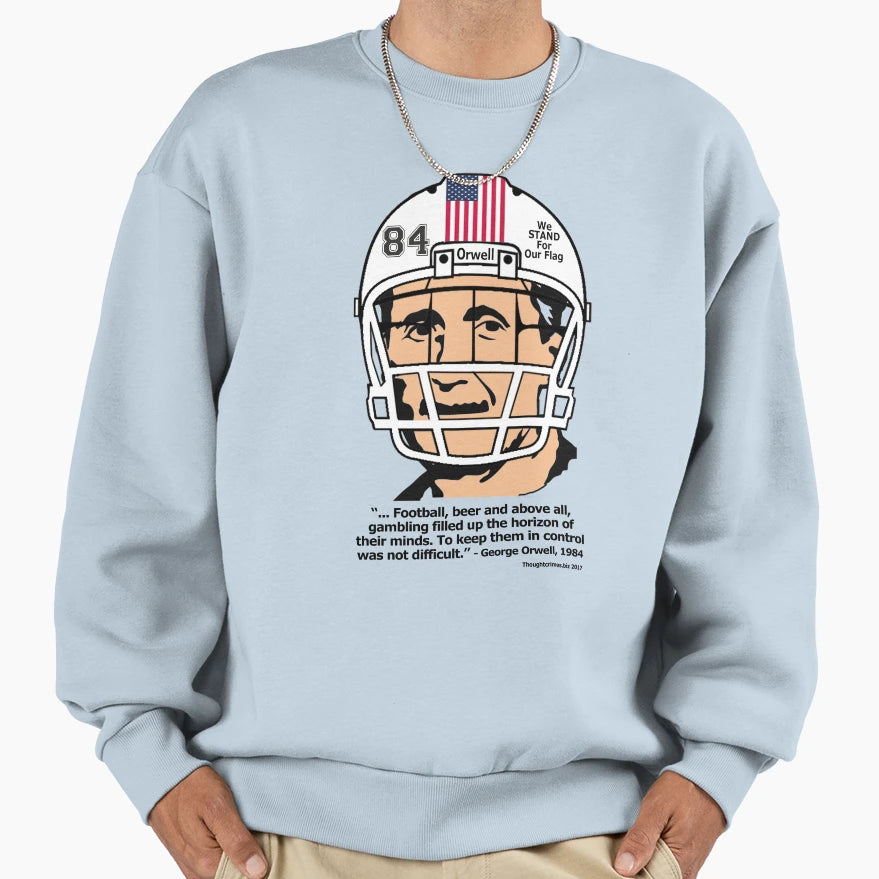 Prole Football Sweatshirt - Minimalist Print Men Women - T-Shirt, Sweatshirt, Hoodie