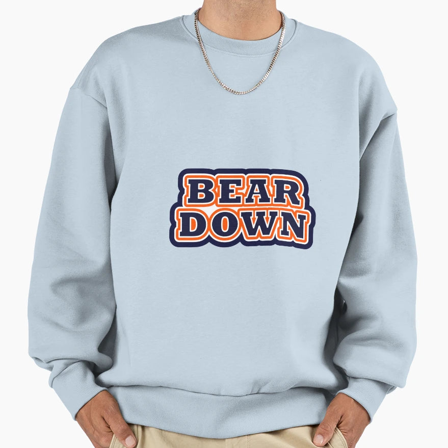 Bear Down Uniform Colors Sweatshirt - Casual Everyday Wear for Adults - T-Shirt, Sweatshirt, Hoodie
