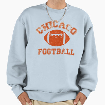 Chicago Distressed Pro Football Sweatshirt - Fun Novelty Design for Adults - T-Shirt, Sweatshirt, Hoodie