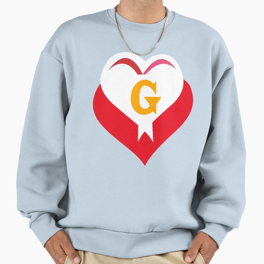 Letter G Sweatshirt - Graphic Print Men Women - T-Shirt, Sweatshirt, Hoodie