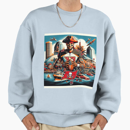 Tampa Bay Buccaneers Energy Artwork Sweatshirt - Novelty Apparel Men Women - T-Shirt, Sweatshirt, Hoodie