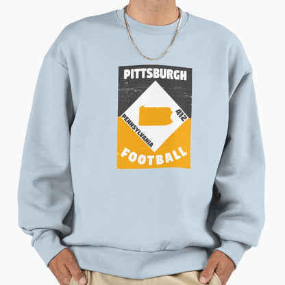 Pittsburgh Football Sweatshirt - Novelty Apparel Men Women - T-Shirt, Sweatshirt, Hoodie