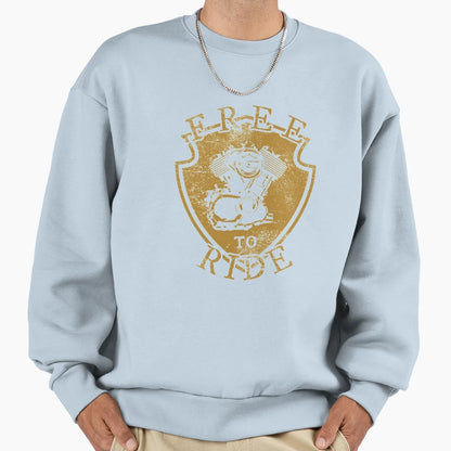 Free To Ride Sweatshirt - Fun Novelty Design Unisex - T-Shirt, Sweatshirt, Hoodie