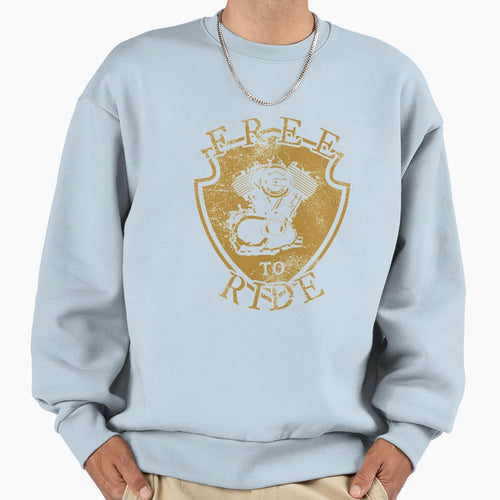 Free To Ride Sweatshirt - Fun Novelty Design Unisex - T-Shirt, Sweatshirt, Hoodie