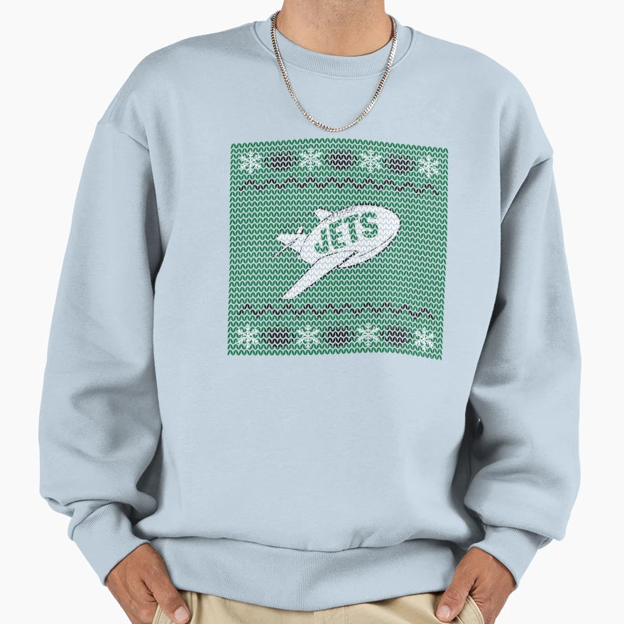 New York Jets Football Ugly Sweatshirt - Casual Everyday Wear Unisex - T-Shirt, Sweatshirt, Hoodie