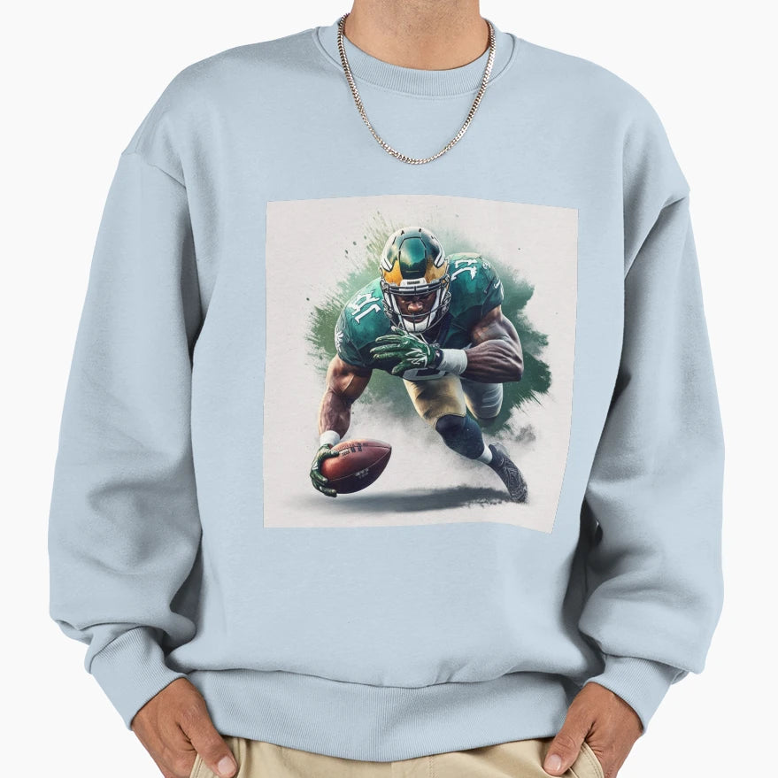 Green Legged Running Machine Rise Sweatshirt - Graphic Print for Adults - T-Shirt, Sweatshirt, Hoodie