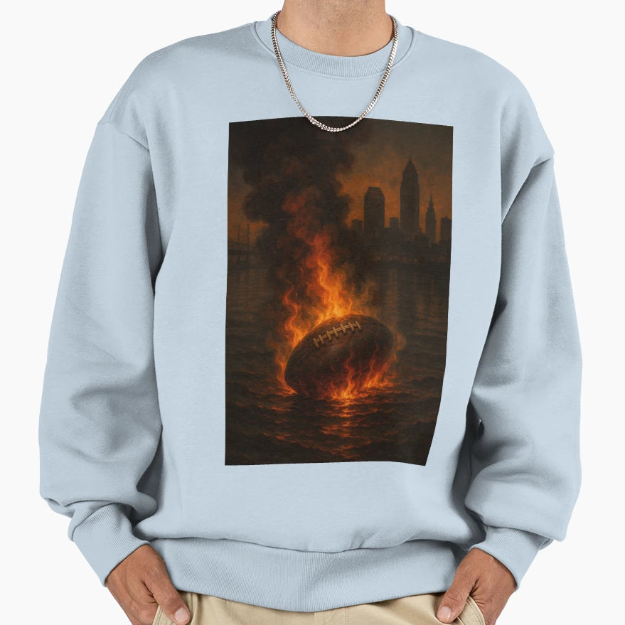 Cleveland Football V4 Sweatshirt - Aesthetic Graphic for Adults - T-Shirt, Sweatshirt, Hoodie