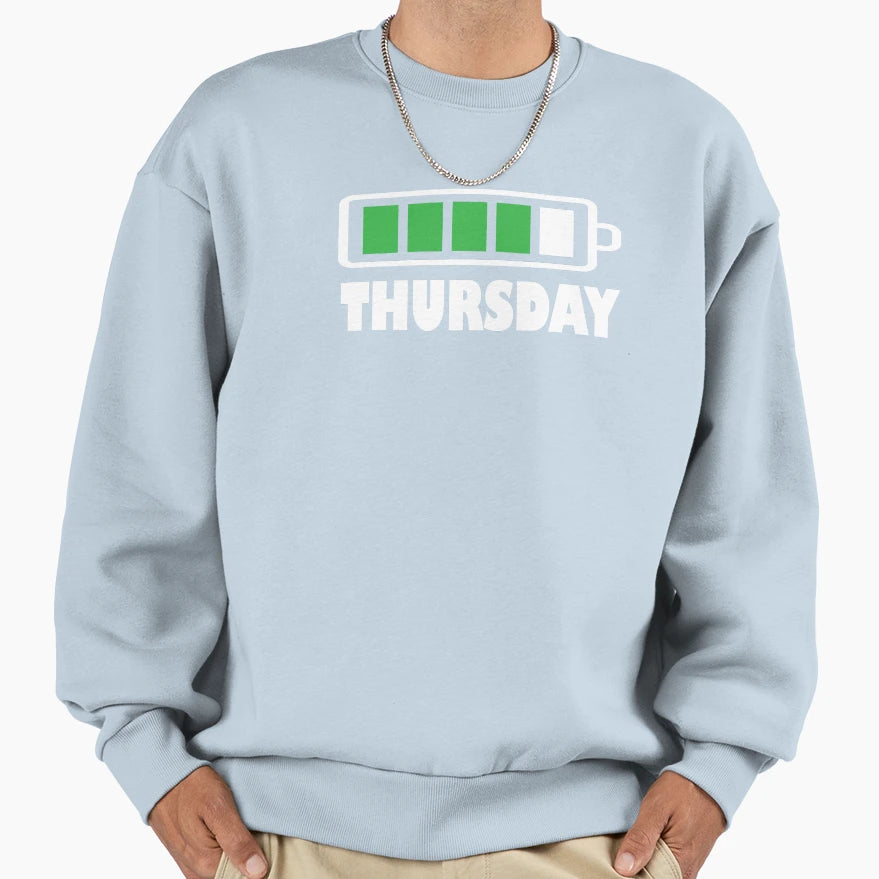 Thursday Battery Life Sweatshirt - Custom Art Print Men Women - T-Shirt, Sweatshirt, Hoodie