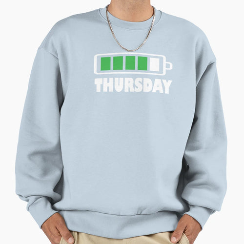 Thursday Battery Life Sweatshirt - Custom Art Print Men Women - T-Shirt, Sweatshirt, Hoodie
