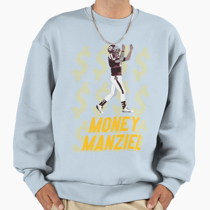 Johnny Money Manziel Sweatshirt - Trendy Graphic Unisex - T-Shirt, Sweatshirt, Hoodie
