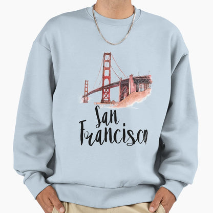San Francisco Sweatshirt - Custom Art Print for Adults - T-Shirt, Sweatshirt, Hoodie