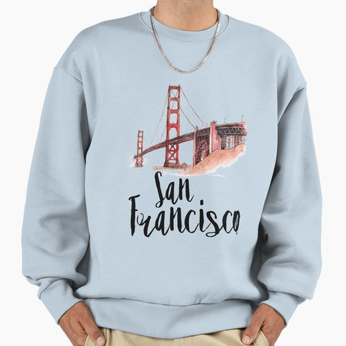 San Francisco Sweatshirt - Custom Art Print for Adults - T-Shirt, Sweatshirt, Hoodie