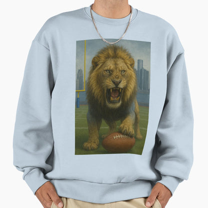 Detroit Football V7 Sweatshirt - Novelty Apparel Men Women - T-Shirt, Sweatshirt, Hoodie