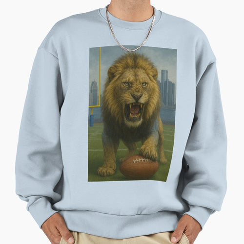 Detroit Football V7 Sweatshirt - Novelty Apparel Men Women - T-Shirt, Sweatshirt, Hoodie