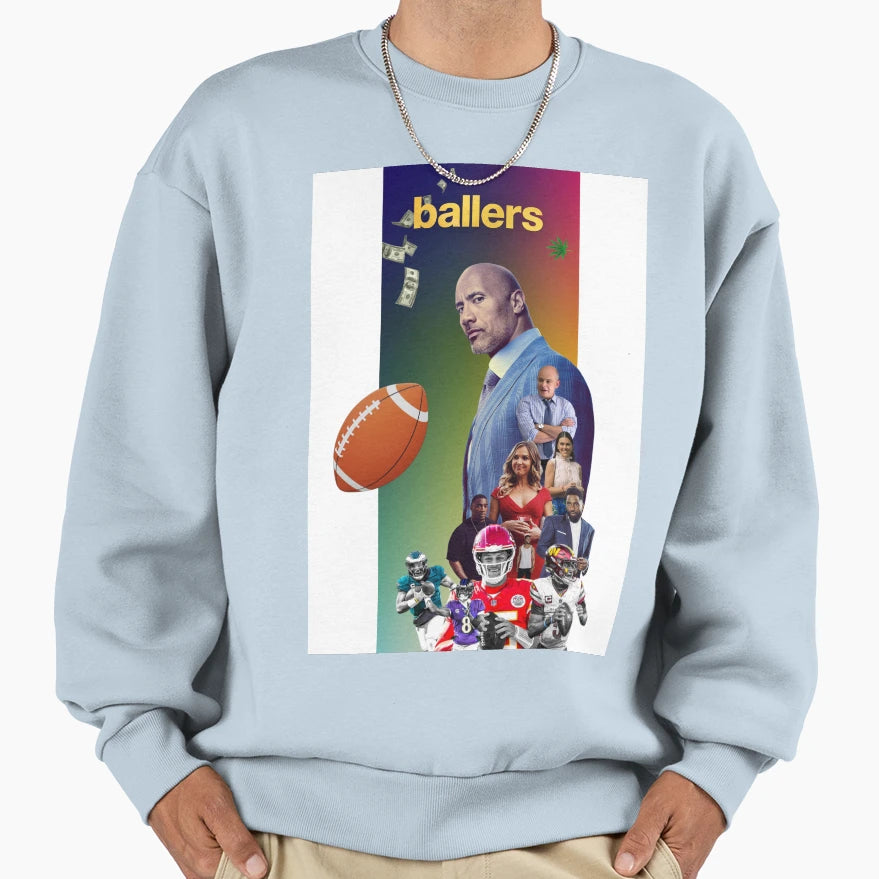 Ballers Digital Art Sweatshirt - Aesthetic Graphic for Adults - T-Shirt, Sweatshirt, Hoodie