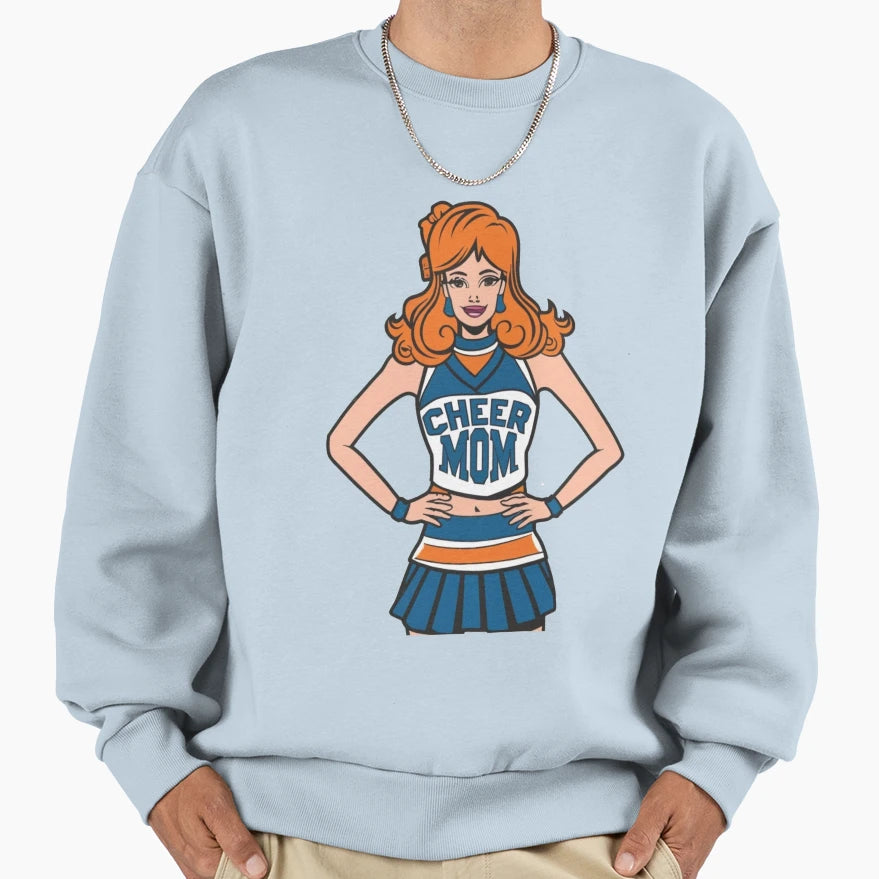 Cheer Mom Sweatshirt - Minimalist Print for Adults - T-Shirt, Sweatshirt, Hoodie